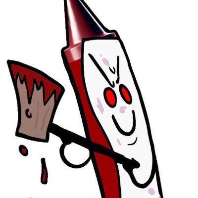 Murdered by Crayons mascot